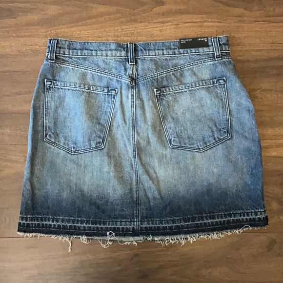 NWT J Brand Mini A-Line Skirt in Ambition - Picture 10 of 12